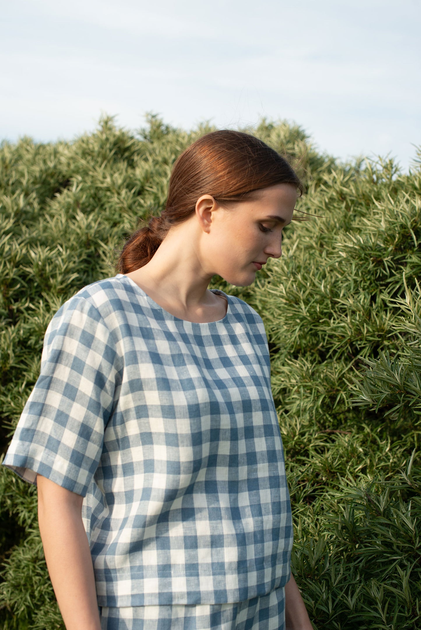 LINEN SHIRT VICHY CHECKS