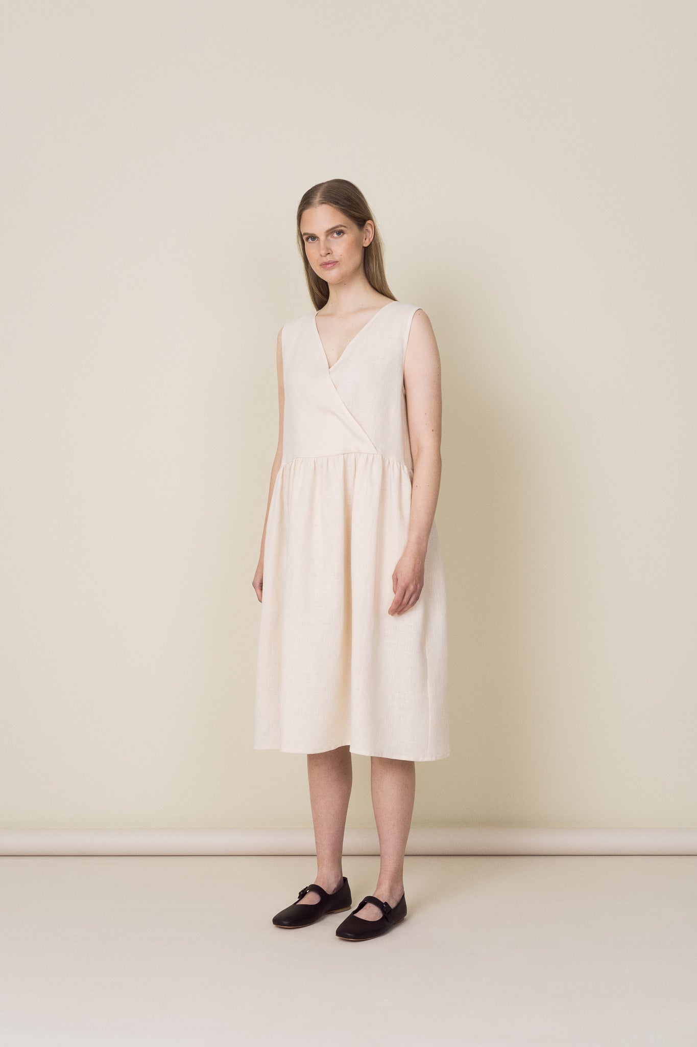 linen smock dresses LINEN SMOCK DRESS – Archetype