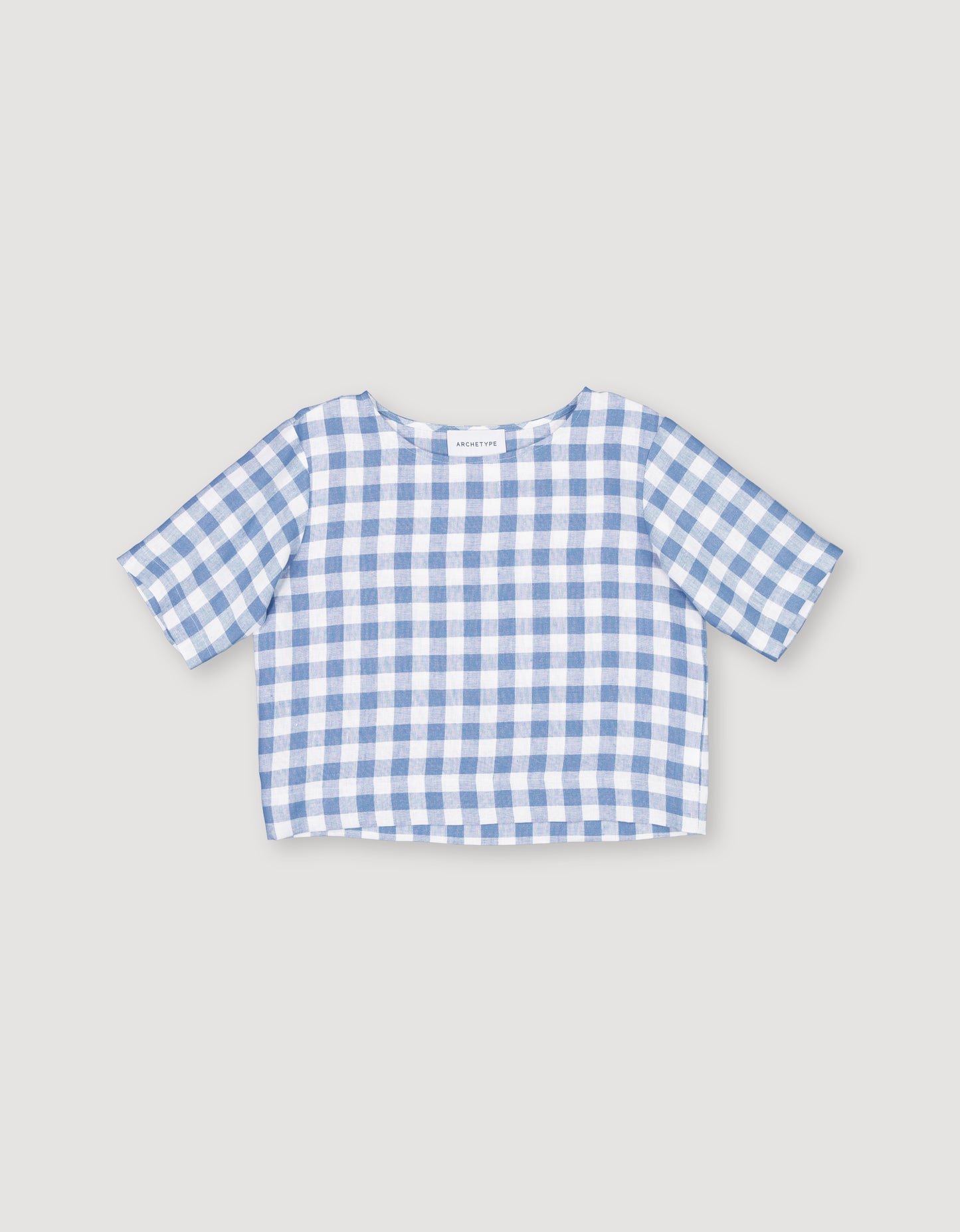 LINEN SHIRT VICHY CHECKS