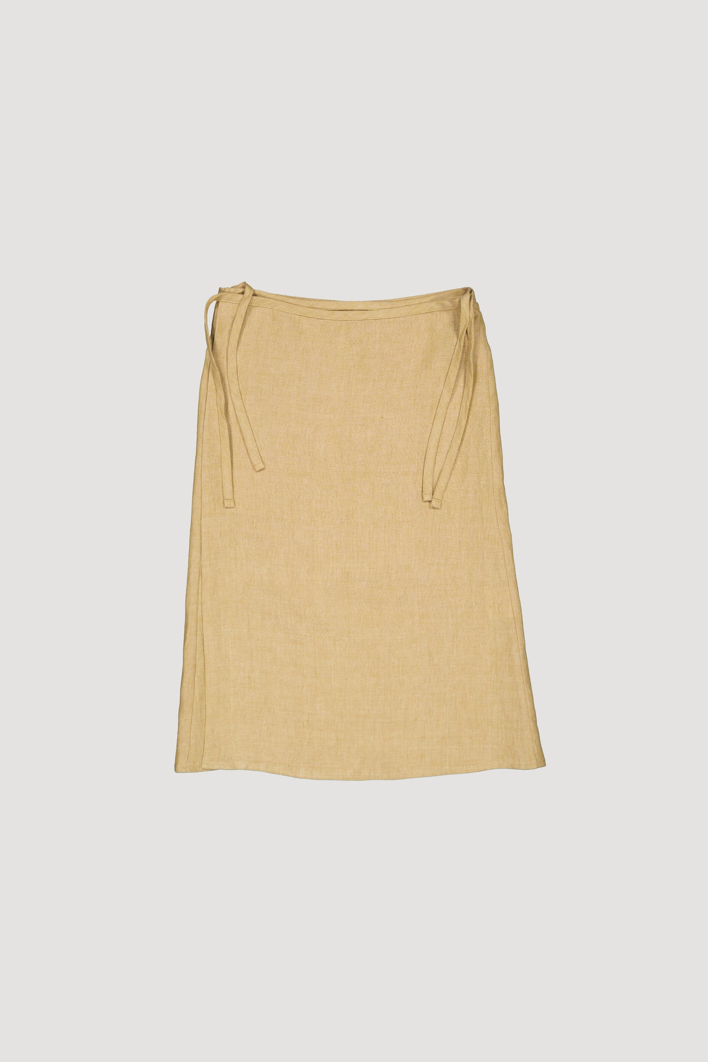 LINEN WRAP SKIRT