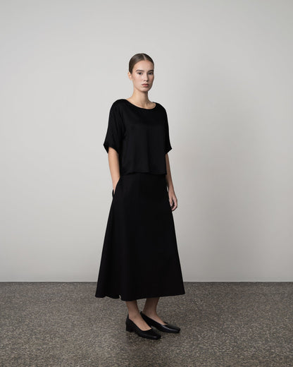 CROPPED WOOL SHIRT