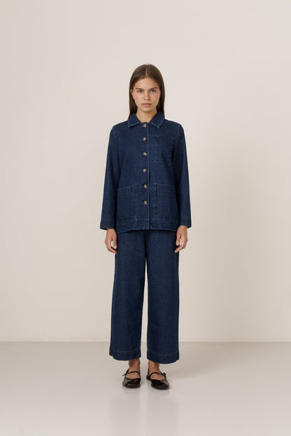 DENIM TROUSERS