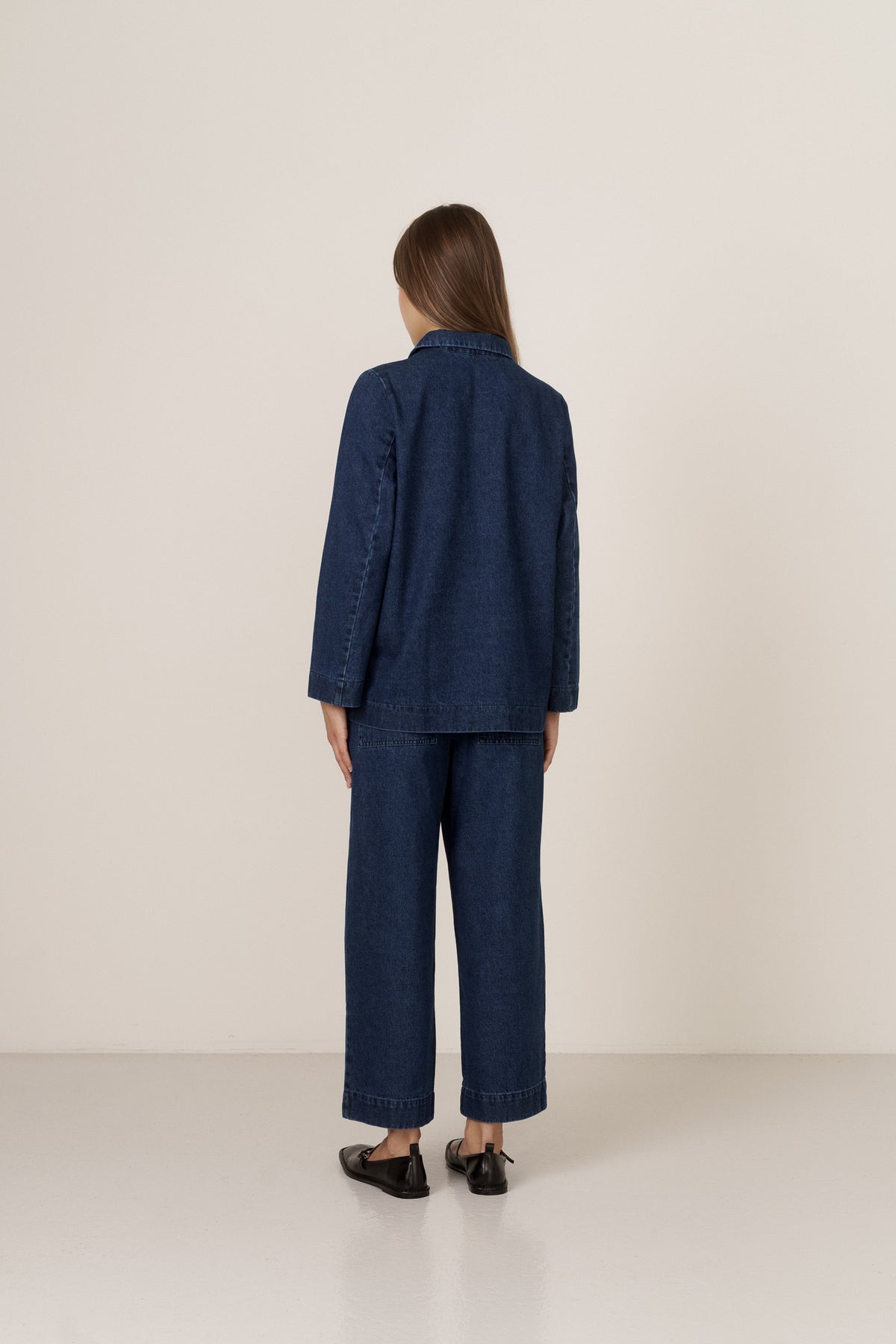DENIM TROUSERS