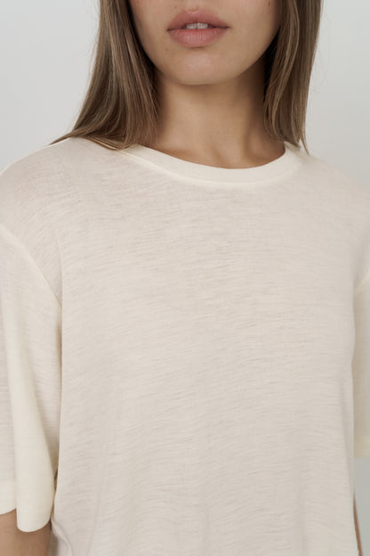 MERINO WOOL & SILK T-SHIRT