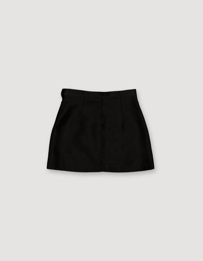 SILK BLEND MINI SKIRT