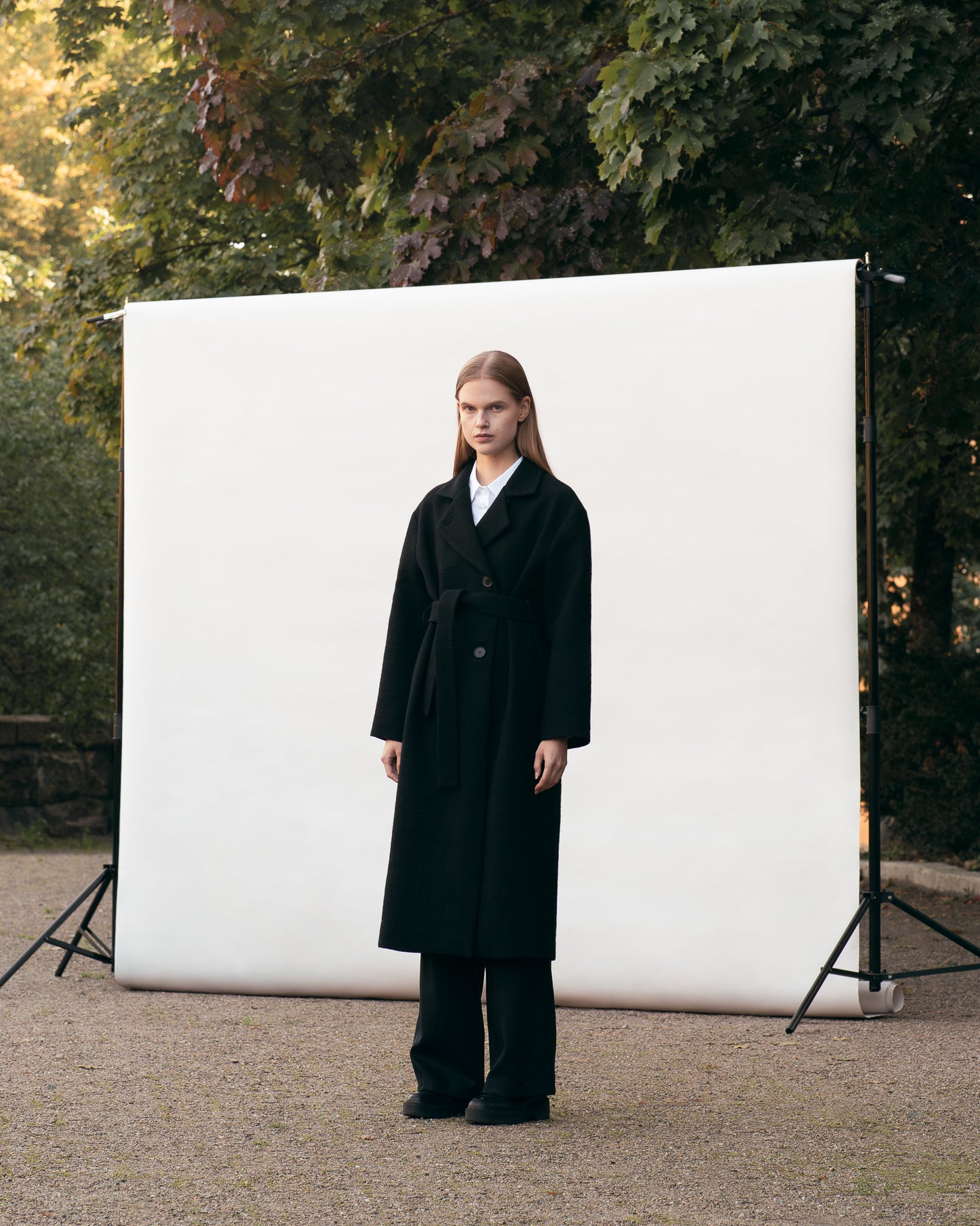 WOOL WRAP COAT