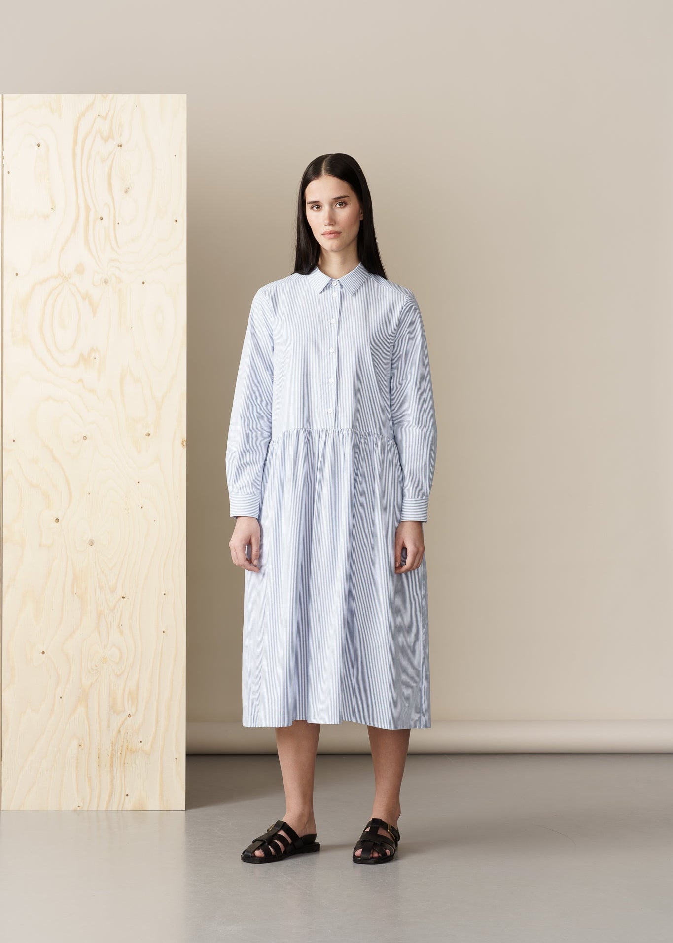 OXFORD COTTON SHIRT DRESS