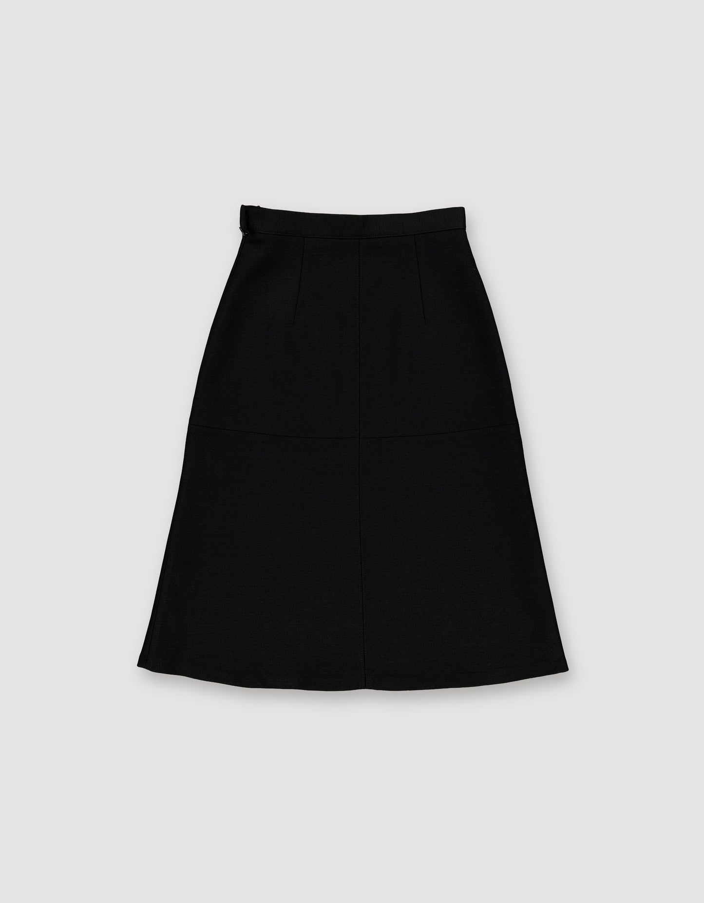 SILK & WOOL PANEL SKIRT