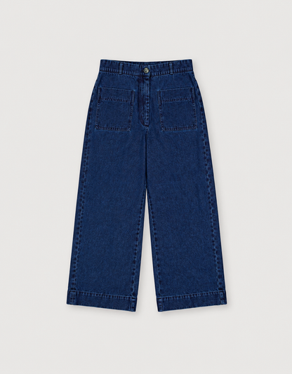 DENIM TROUSERS