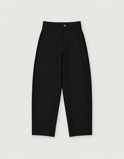 BARREL LEG TROUSERS