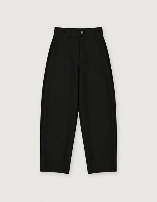 BARREL LEG TROUSERS