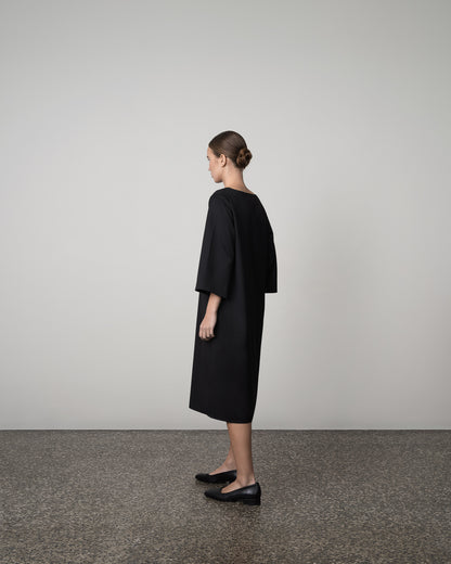 WOOL TWILL DRESS