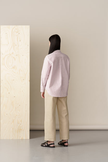 Straight leg beige jeans