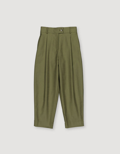 PLEATED TROUSERS