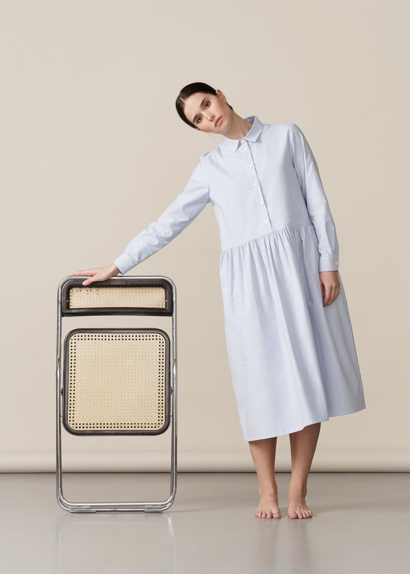 OXFORD COTTON SHIRT DRESS