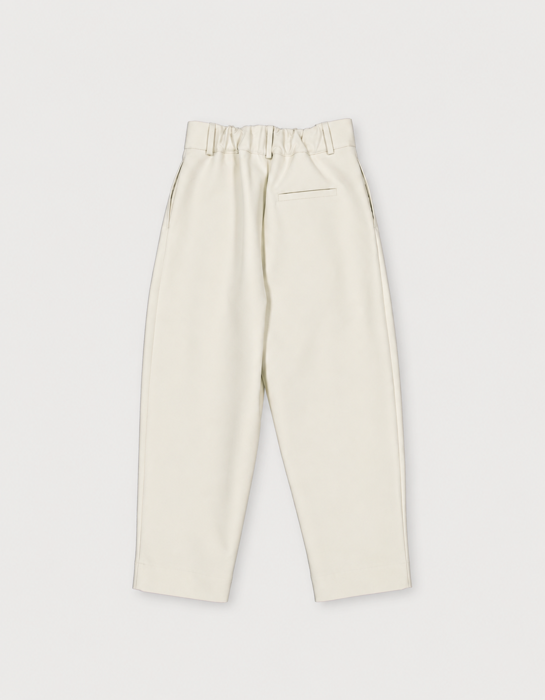 PLEATED COTTON TROUSERS