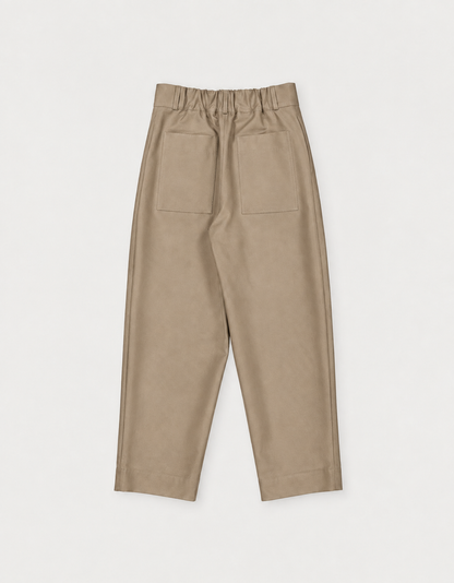 BARREL LEG TROUSERS