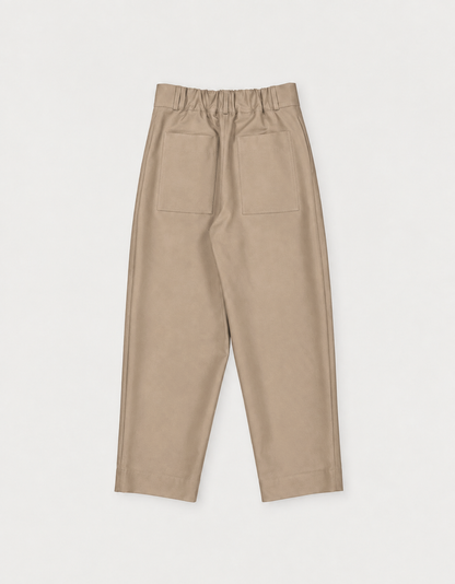 BARREL LEG TROUSERS