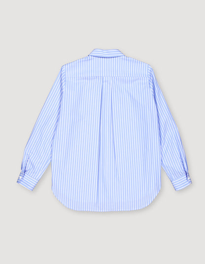 BASIC SHIRT LIGHT BLUE STRIPES