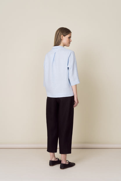 LINEN SHIRT JACKET