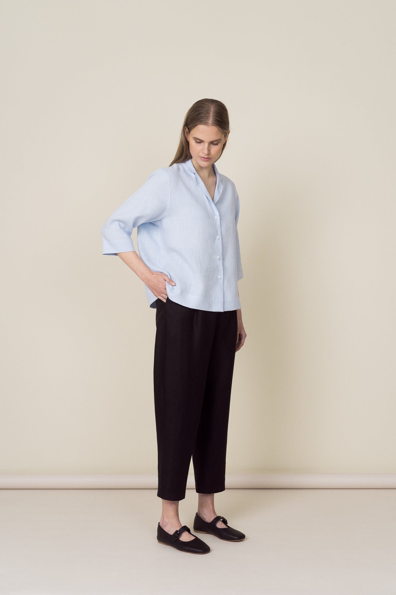 LINEN SHIRT JACKET