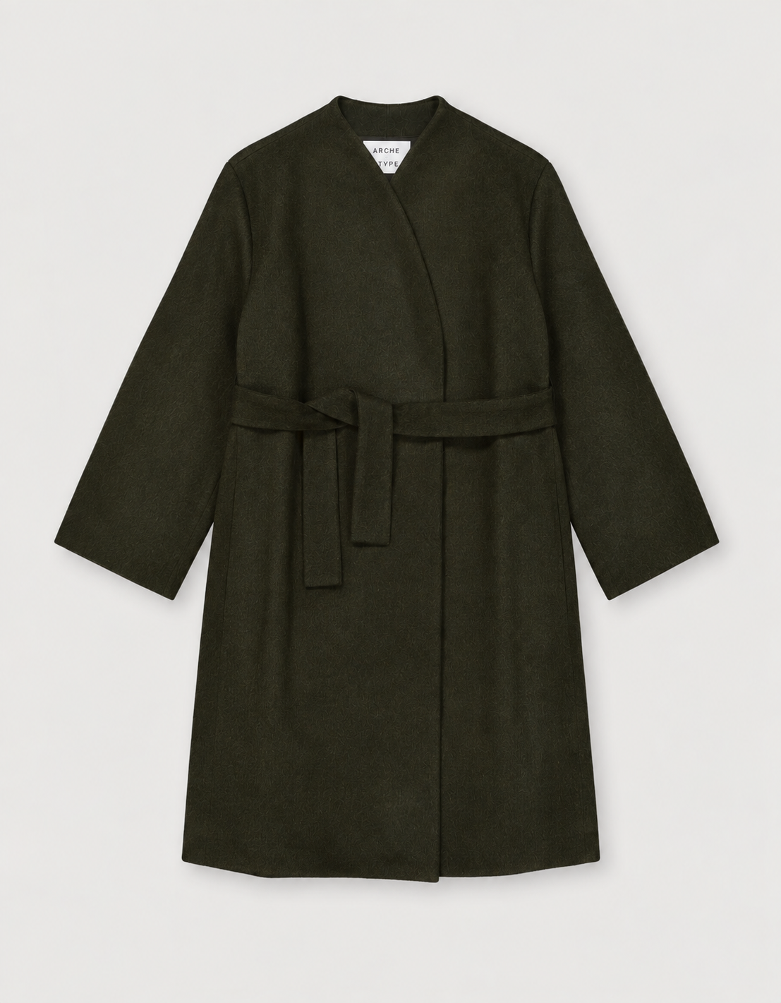 ALPACA WOOL WRAP COAT