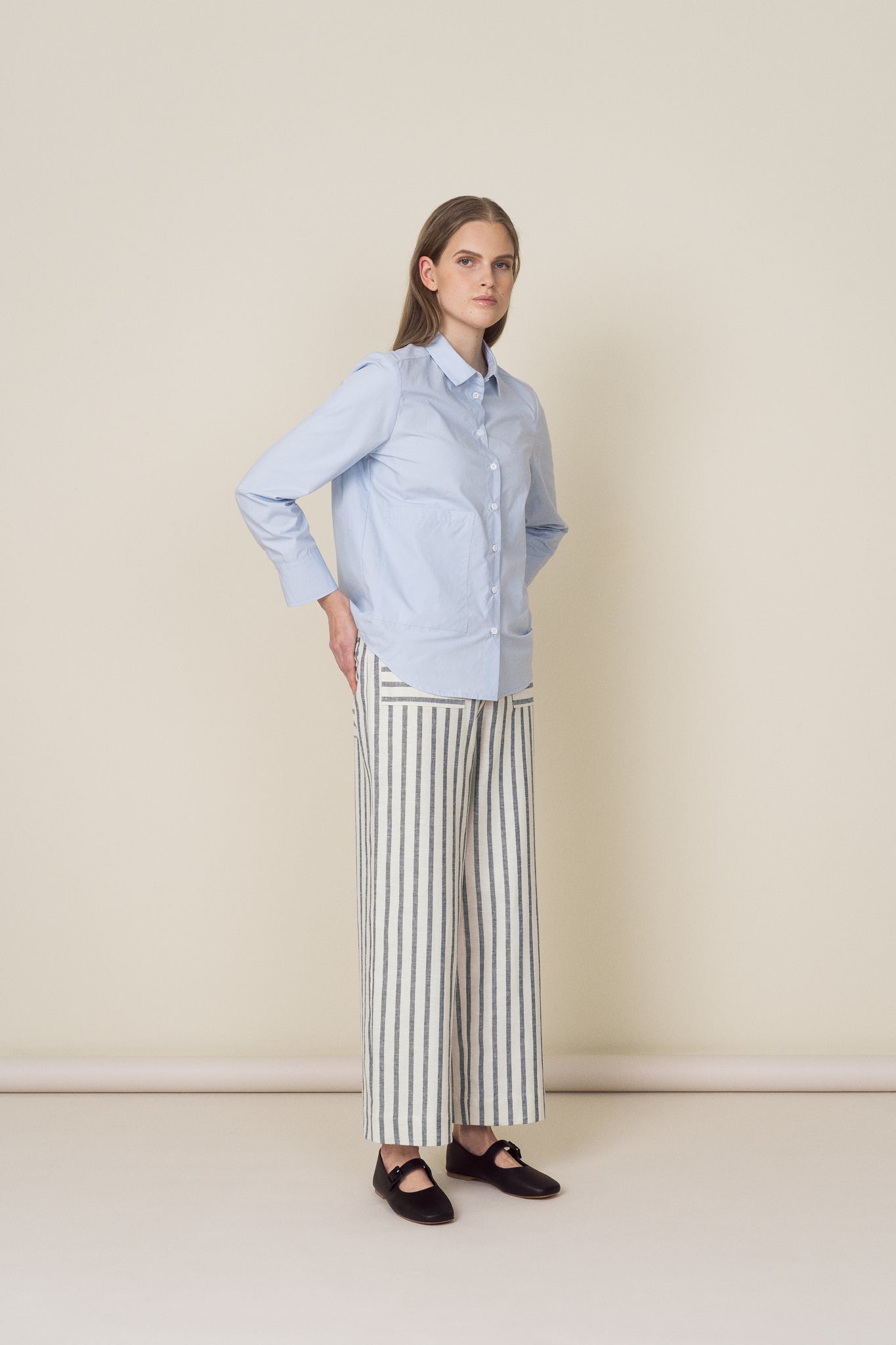 STRIPED TROUSERS