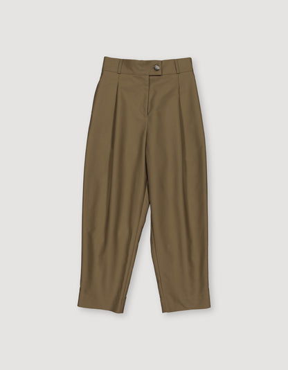 PLEATED TROUSERS