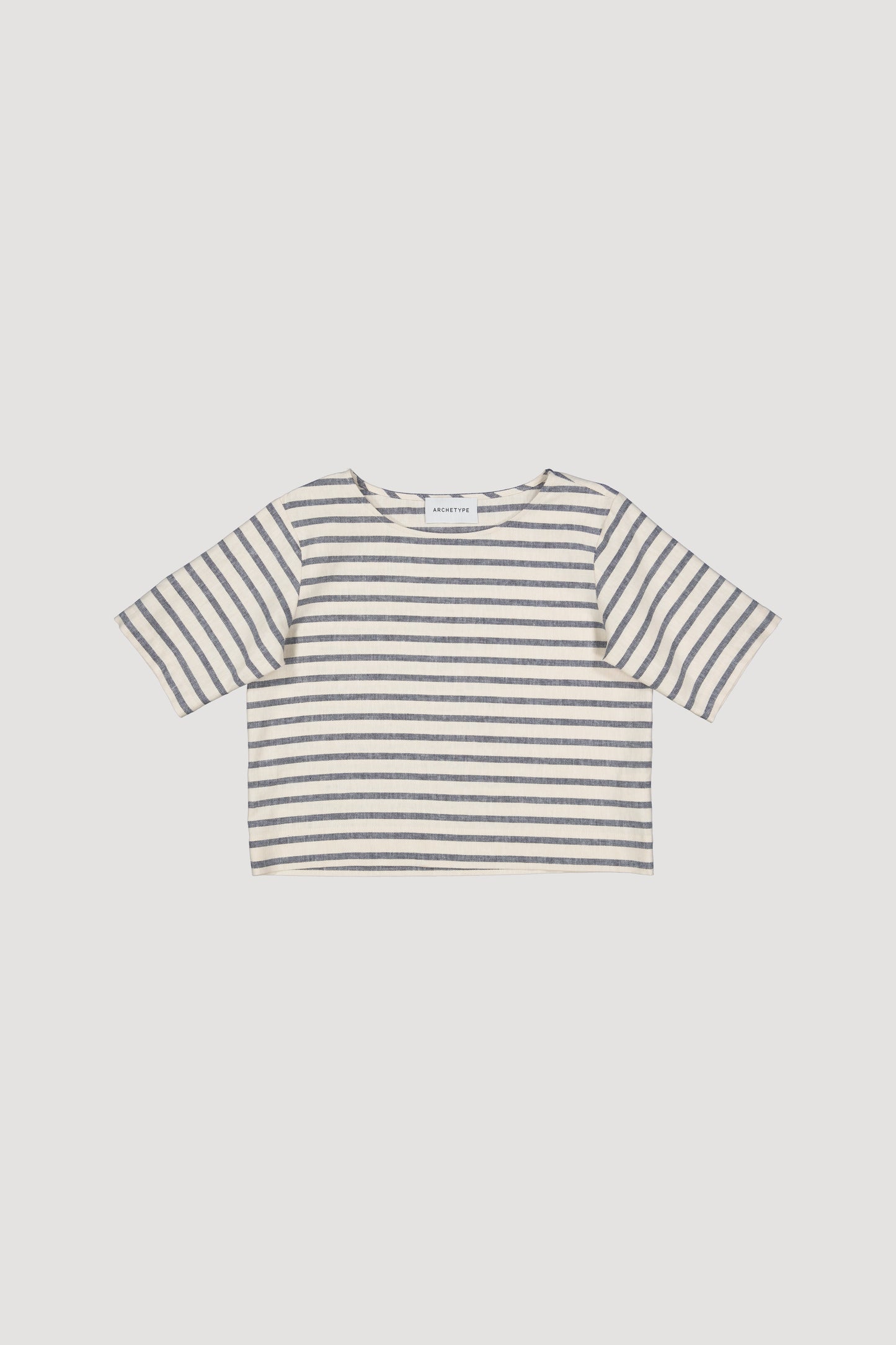 STRIPED CROPPED SHIRT