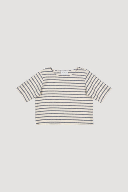 STRIPED CROPPED SHIRT