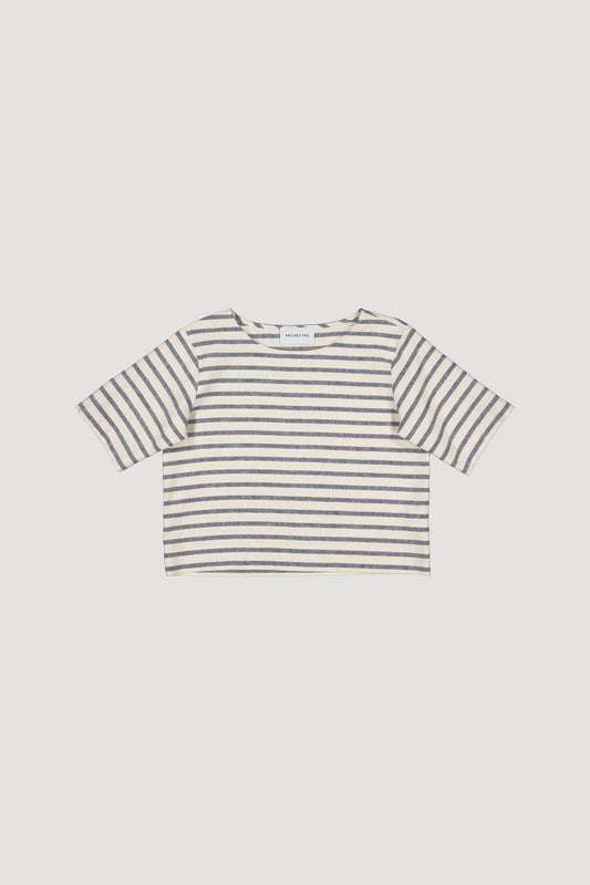 STRIPED CROPPED SHIRT