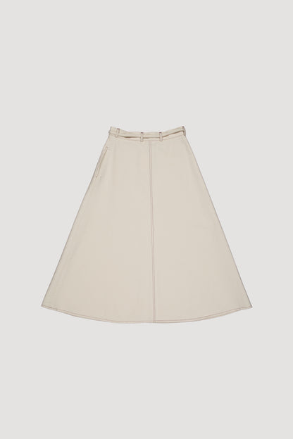 RECYCLED CANVAS SKIRT