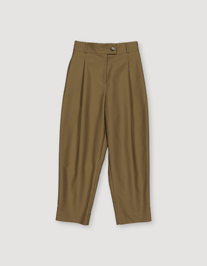 PLEATED TROUSERS