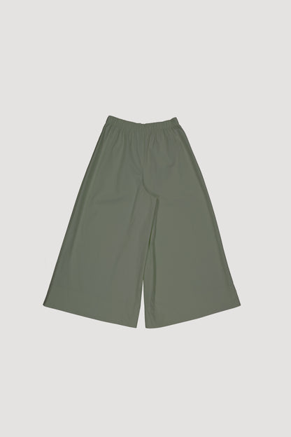 WIDE CULOTTES GREEN