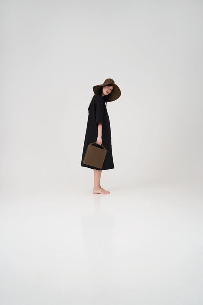 BRAIDED BAG AND GARDEN HAT