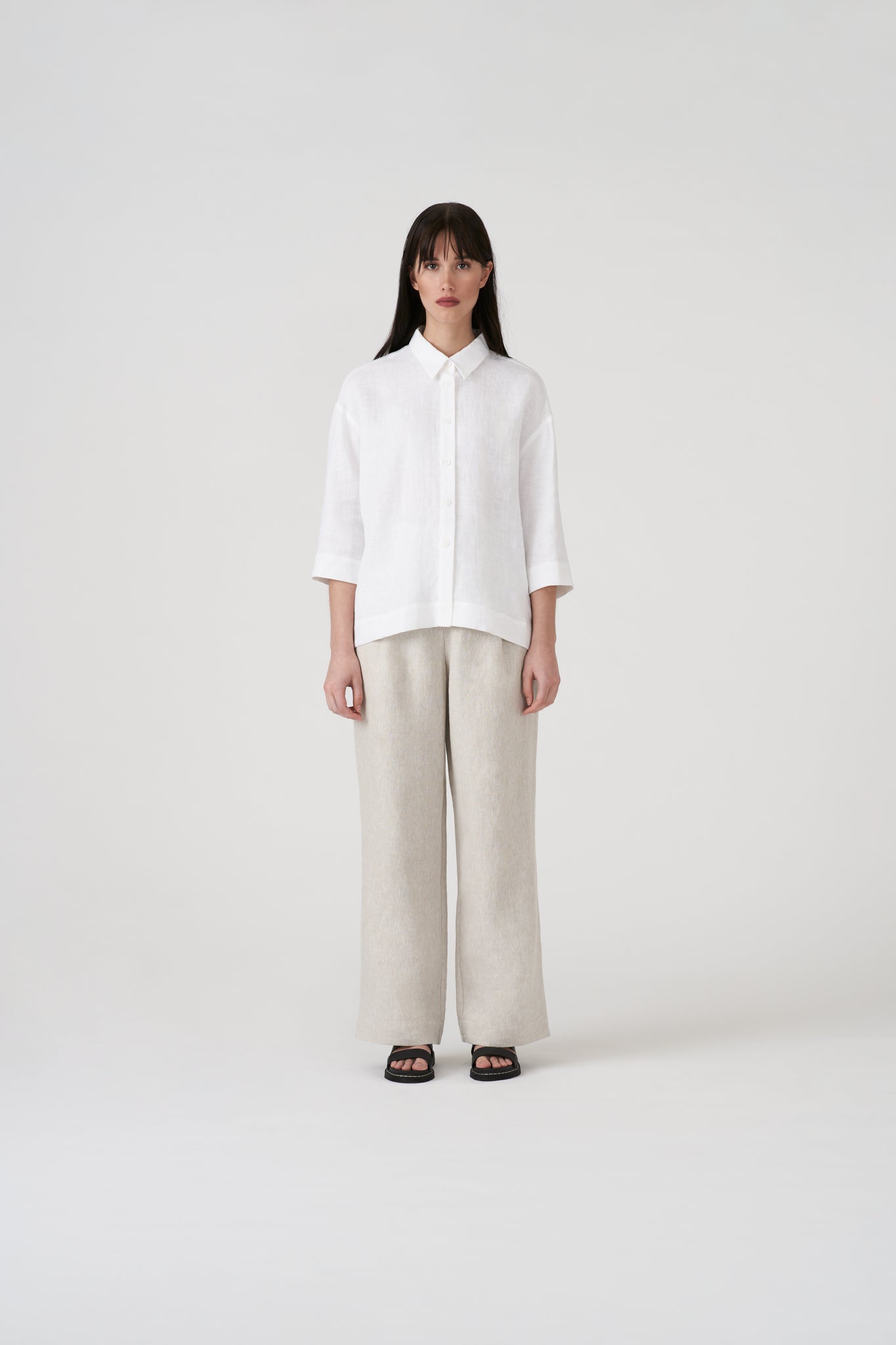 Loose Linen Blouse