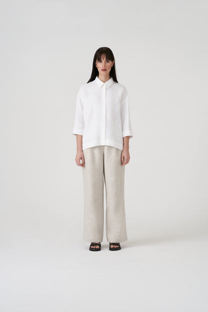 Loose Linen Blouse