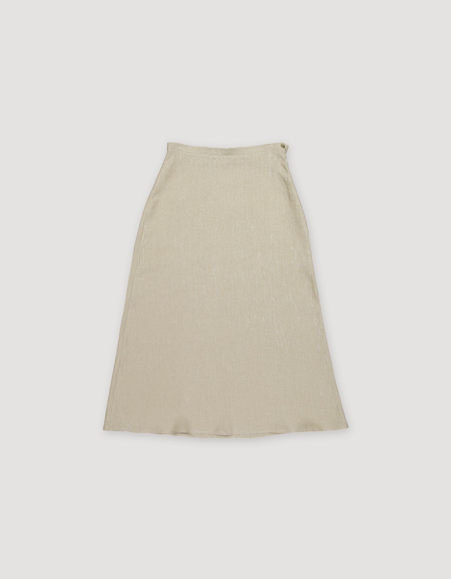 LINEN MIDI SKIRT