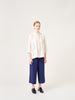 Ecru Off White Linen Shirt Jacket