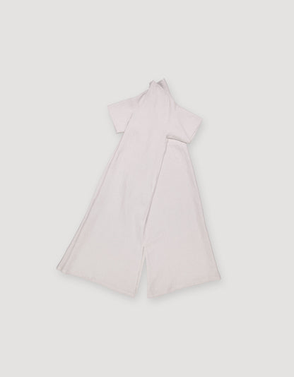 V-NECK LINEN DRESS